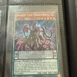 Yu-Gi-Oh Shade The Obscure BLZD-EN083 Secret Rare 1st Edition - Image 1