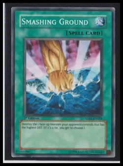 Smashing Ground 5DS1-EN024 1st ED NM Yu-Gi-Oh! - Image 1