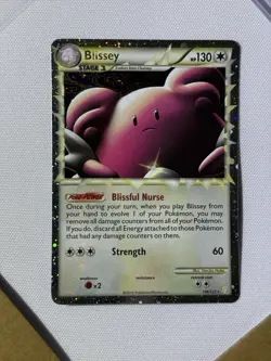 Blissey Prime HeartGold SoulSilver Holo Rare Pokemon TCG Card 106/123 - Image 1