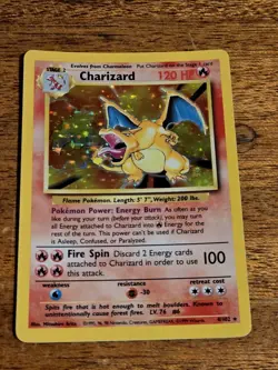 Vintage Pokemon card Charizard Holographic Fire Type (PLEASE READ) - Image 3