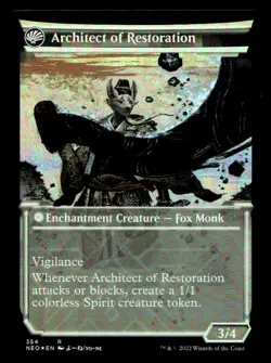 The Restoration of Eiganjo (Showcase) 354 Foil R Kamigawa: Neon Dynasty - Image 1
