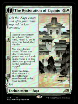 The Restoration of Eiganjo (Showcase) 354 Foil R Kamigawa: Neon Dynasty - Image 2