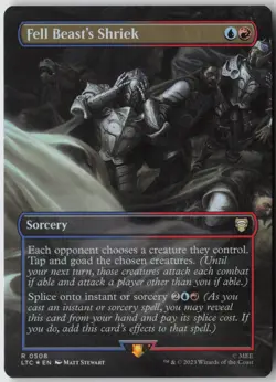 Fell Beast's Shriek (508) - Foil - Tales of Middle-earth Commander (LTC) - NM - Image 1