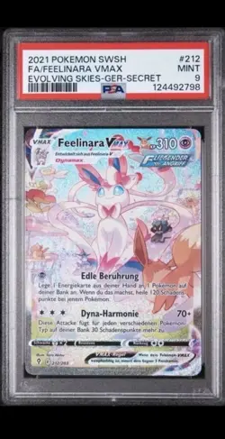 Pokemon Drachenwandel Feelinara VMAX Alt Art - 212/203 PSA 9 Rare - Image 1