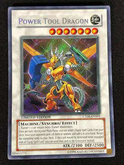 Yugioh Power Tool Dragon CT06-EN001 Secret (NM) - Image 1