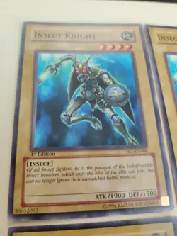 4x Insect Knight FET-EN004 Common 1st Edition LP - Image 2