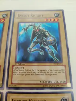 4x Insect Knight FET-EN004 Common 1st Edition LP - Image 3