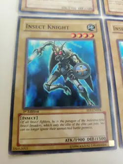 4x Insect Knight FET-EN004 Common 1st Edition LP - Image 4