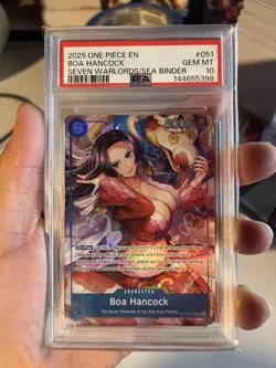 One Piece CCG Boa Hancock Seven Warlords/Sea OP07-051 PSA 10 Gem Mint - Image 1