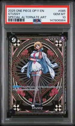 Stussy One Piece Op11-A Fist Of Divine Speed 085 NM PSA 10 - Image 1