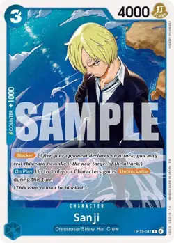 Sanji () Foil R Adventure on Kami's Island OP15-047 NM - Image 1