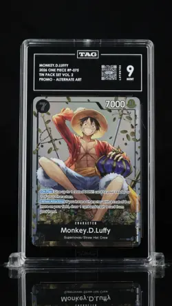 Monkey.D.Luffy Alt Art Promo P-075 One Piece TAG 9 2026 - Image 1