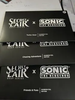 MAGIC THE GATHERING SECRET LAIR X SONIC FOIL BUNDLE (ON HAND) TCG Cards - Image 1