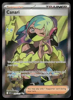 Pokemon Cards Canari 257/217 Ascended Heroes Ultra Rare NM - Image 1
