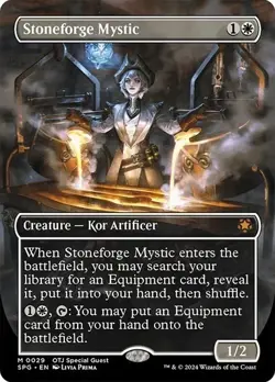 1x Stoneforge Mystic (Borderless) Special Guests Regular MTG Card - Image 1