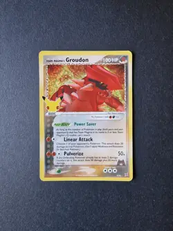 9/95 Team Magma’s Groudon Celebrations Classic Collection Pokemon Card Game TCG - Image 1