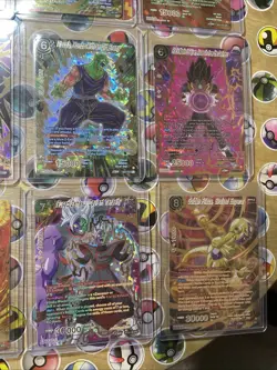 Dragon Ball Z TCG! 16 cards total All SPR’s Multiple Sets! Holo Artworks NM! 🖤 - Image 5