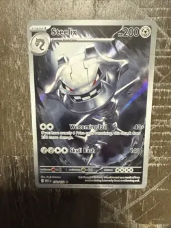 Steelix 150/132 Illustration Rare Pokemon TCG Mega Evolution Near Mint Condition - Image 1