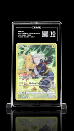 Pokemon Pikachu Lost Origin Trainer Gallery Full Art #TG05 PSA 10 Gem Mint - Image 1
