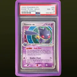 PSA 8 BANETTE EX HOLO #85 LEGEND MAKER 2006 POKEMON NM-MT - Image 1