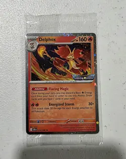 Delphox 013/086 Holo - Chaos Rising PROMO Stamped SEALED Pokemon TCG - Image 1