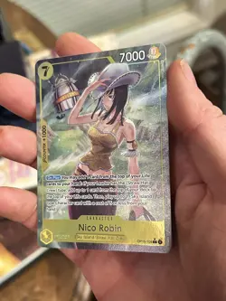 Nico Robin OP15-109 Rare Alt Art NM Adventure on Kami’s Island + ZORO EB04-007 - Image 4