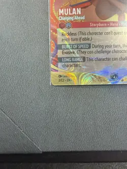 Disney Lorcana Mulan - Charging Ahead Foil Promo DLC Challenge 3/C2 EN - Image 2