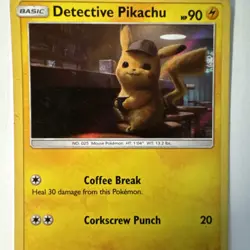 Pokemon TCG - Detective Pikachu Holo Card (SM190) - 2019, Light Condition - Image 2