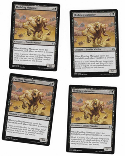 Set Of 4 Fleshbag Marauder Magic Origins Magic The Gathering Card - Image 1