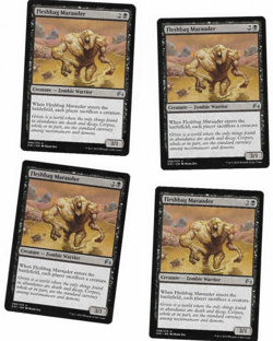 Set Of 4 Fleshbag Marauder Magic Origins Magic The Gathering Card - Image 3