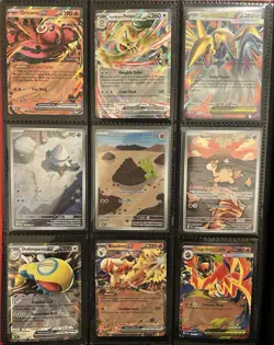 Pokemon TCG 9-Card Lot Larvitar 203, Numel 223 illustration Rares - Image 2