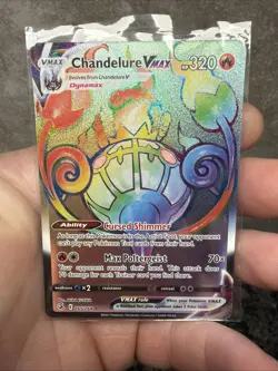 Pokemon Card - Chandelure VMAX Fusion Strike 265/264 Secret Rare - Image 1