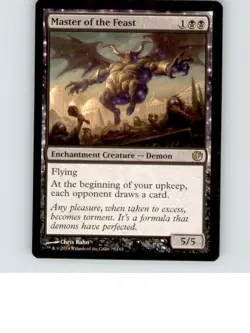 Master of the Feast 75 Rare Journey Into Nyx Lightly played b1-74 MTG - Image 1