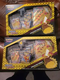 Pokemon Sword & Shield Crown Zenith Pikachu VMAX Special and Premium Collections - Image 1