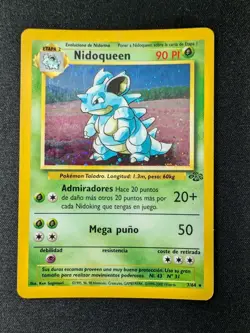 [LP] ✨ 2000 Pokemon SPANISH Unlimited Jungle Nidoqueen Holo 7/64 - Image 1