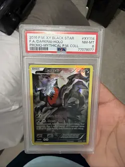 Pokemon Darkrai TCG XY114 Black Star Holo PSA 8 - Image 1