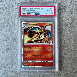 PSA 10 CHARIZARD 181/SM-P - KFC Indonesian Kids Meal Holo Promo 2021 Pokemon - Image 1