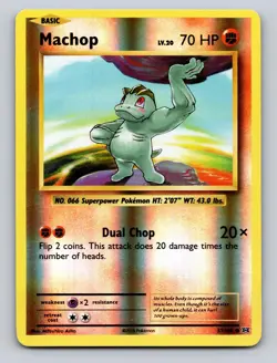 Machop 57/108 Common XY Evolutions Pokemon Reverse Holo NM - Image 1