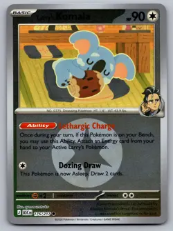 Larry's Komala (Energy Symbol) 175/217 Ascended Heroes Pokemon Reverse Holo NM - Image 1