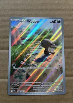 Pokemon TCG Phantasmal Flames Paldean Wooper 102/094 Illustration Rare - Image 1