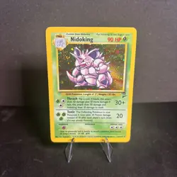 Pokemon TCG - Nidoking Base Set 2 11/102 Holo - LP - Image 1