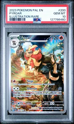 PSA 10 GEM MT - Pokemon Paldea Evolved - Pyroar - 200/193 - Illustration Rare - Image 1