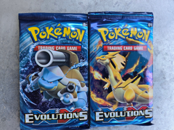 XY Evolutions Booster Pack, Pokemon, 2 Packs, Sealed - Image 1