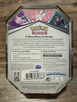 Pokemon V Heroes - 4 packs Inside UMBREON V Tin - NEW FACTORY SEALED - Image 2