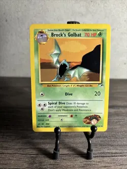 Pokemon TCG Brock's Golbat Gym Heroes 39/132 Regular Unlimited Uncommon-NM!! - Image 1