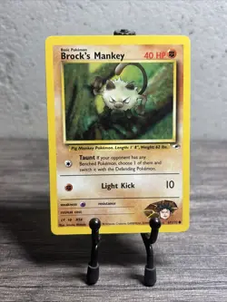 Brock's Mankey 067/132 Gym Heroes Regular Common-Pokemon TCG-Fast Shipping-LP!! - Image 1