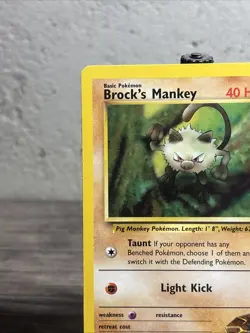 Brock's Mankey 067/132 Gym Heroes Regular Common-Pokemon TCG-Fast Shipping-LP!! - Image 2
