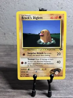 Brock's Diglett 67/132 Gym Challenge Regular Common-Pokemon TCG-Fast Ship-NM! - Image 1