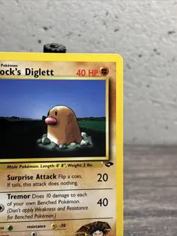 Brock's Diglett 67/132 Gym Challenge Regular Common-Pokemon TCG-Fast Ship-NM! - Image 3