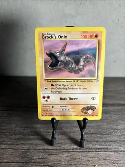 Pokemon TCG Brock's Onix Gym Heroes 69/132 Regular Unlimited Common-LP/NM! - Image 1